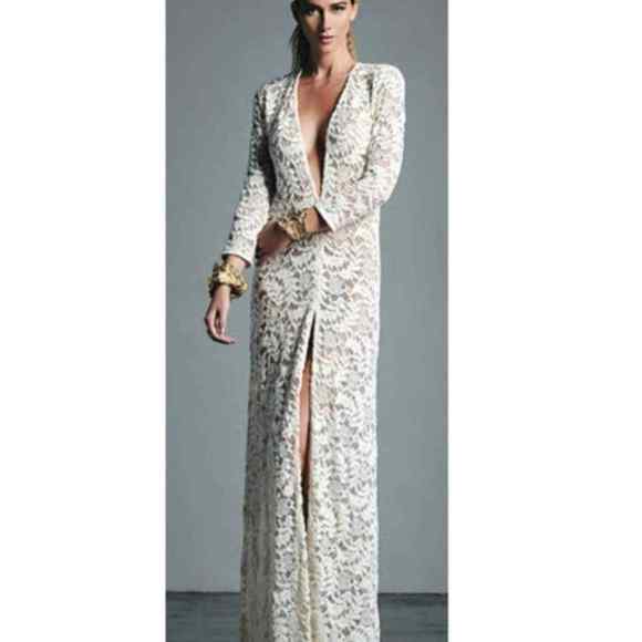 Alexis Dresses & Skirts - ALEXIS Damani Dress Long Lace V Neck